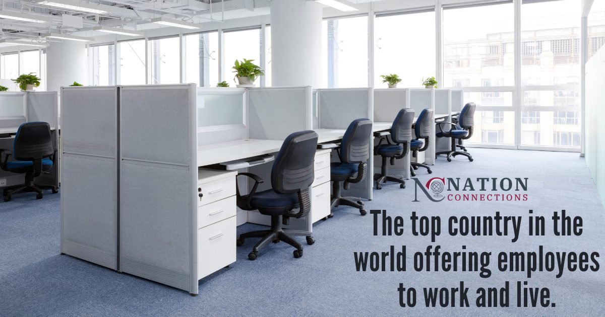 The top country in the world offering employees to work and live