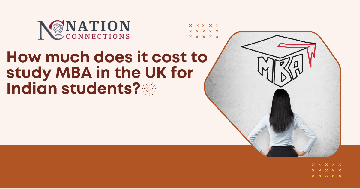how much does it cost to study MBA in the UK for Indian students?