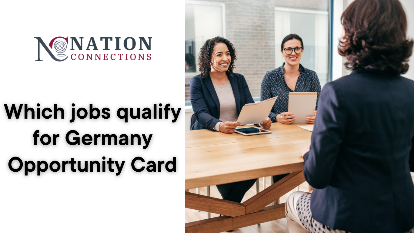 Which jobs qualify for Germany Opportunity Card