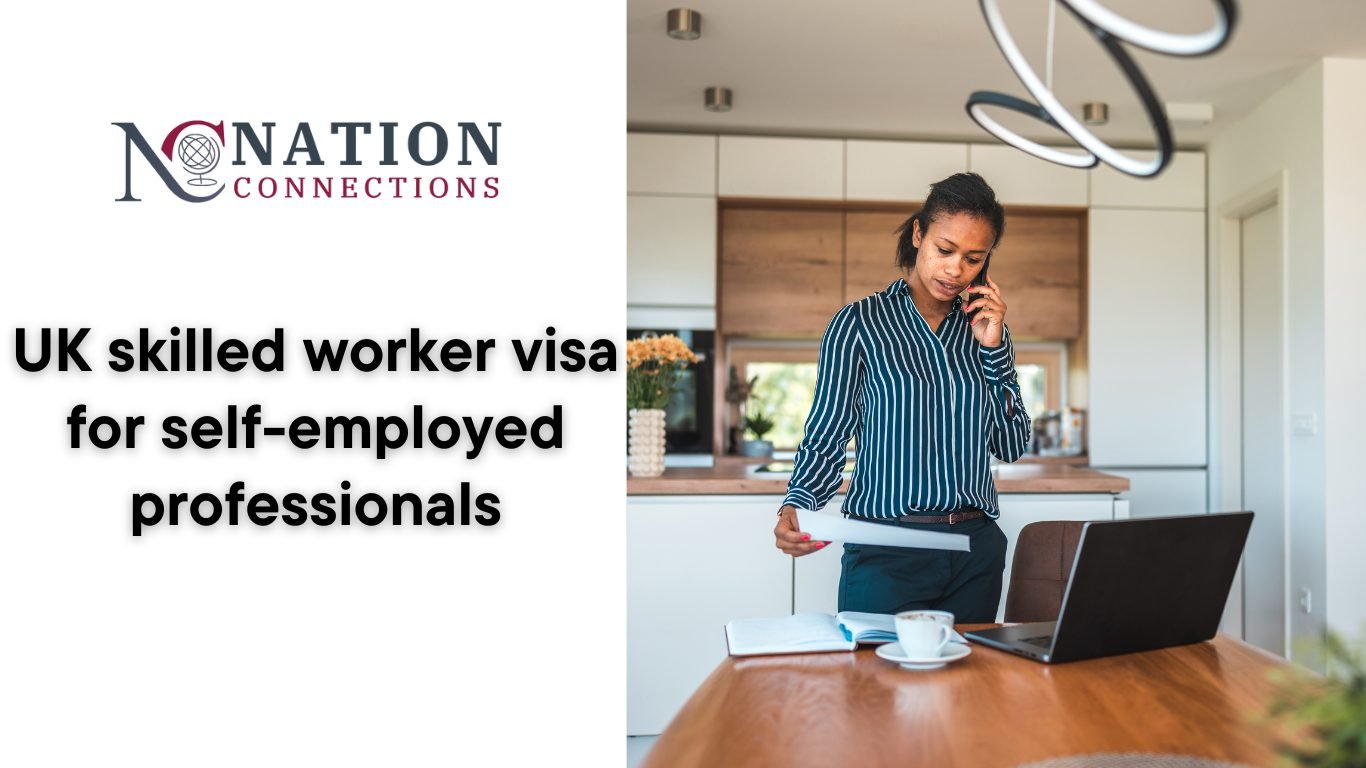 UK skilled worker visa for self-employed professionals
