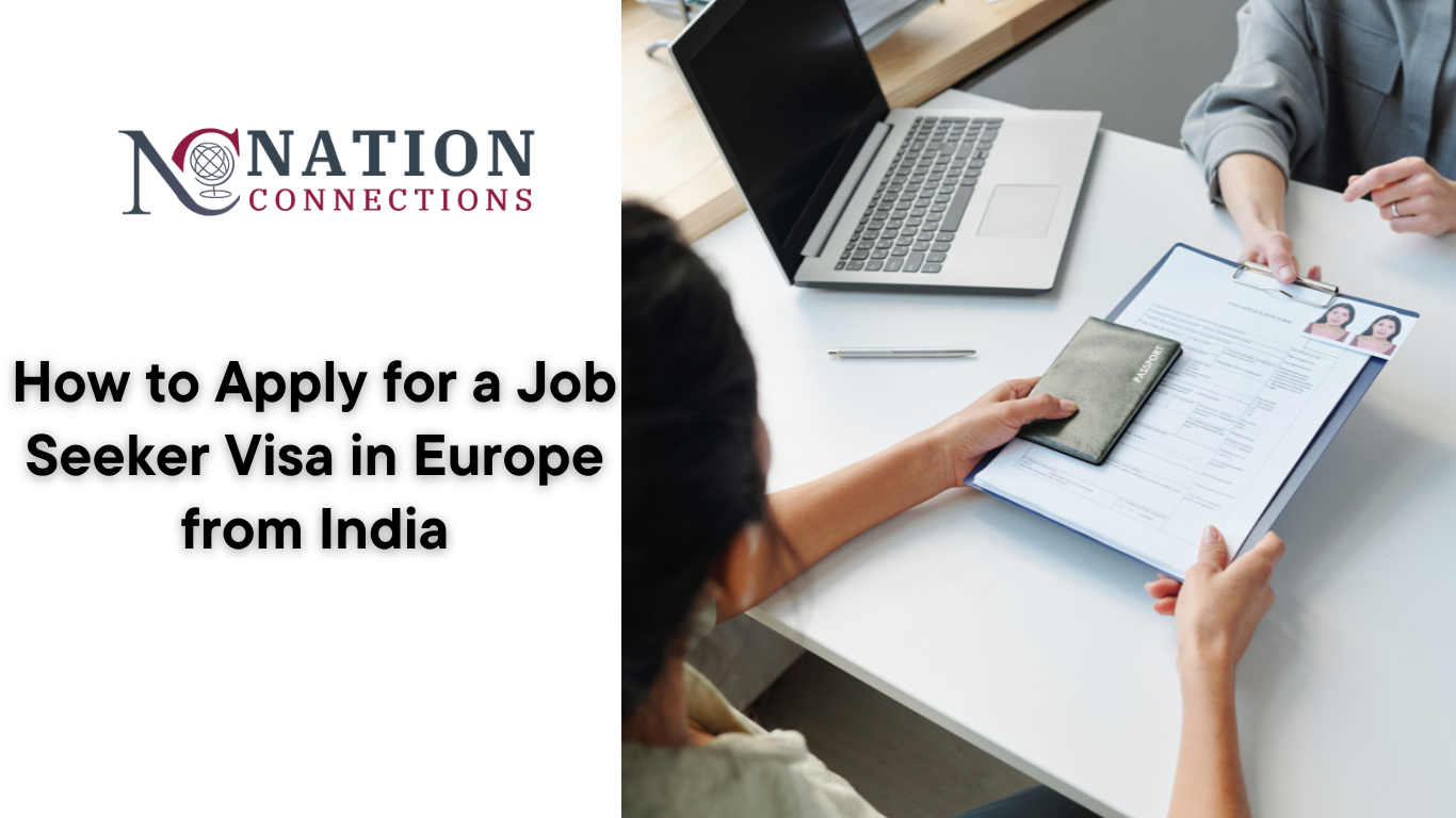 How to apply for job seeker visa in Europe from India
