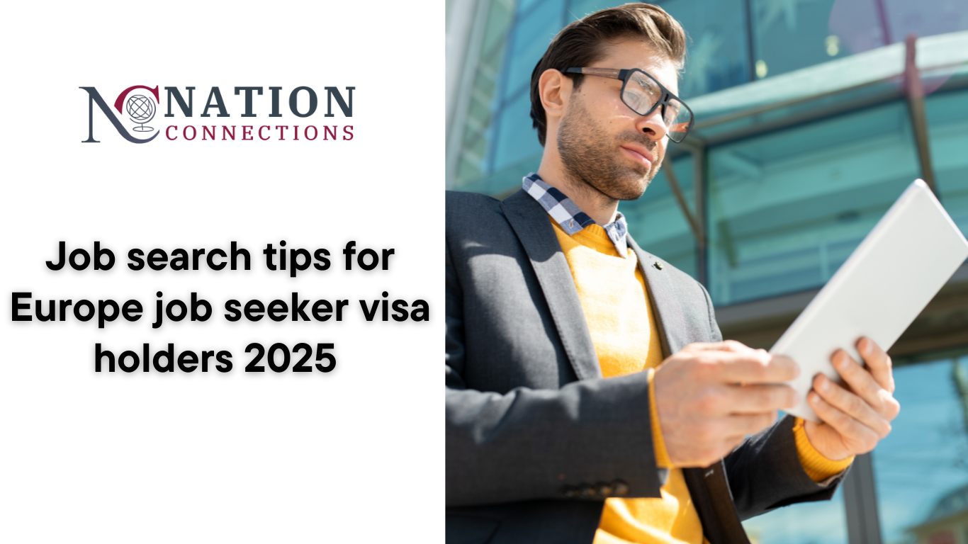 Job search tips for Europe job seeker visa holders 2025
