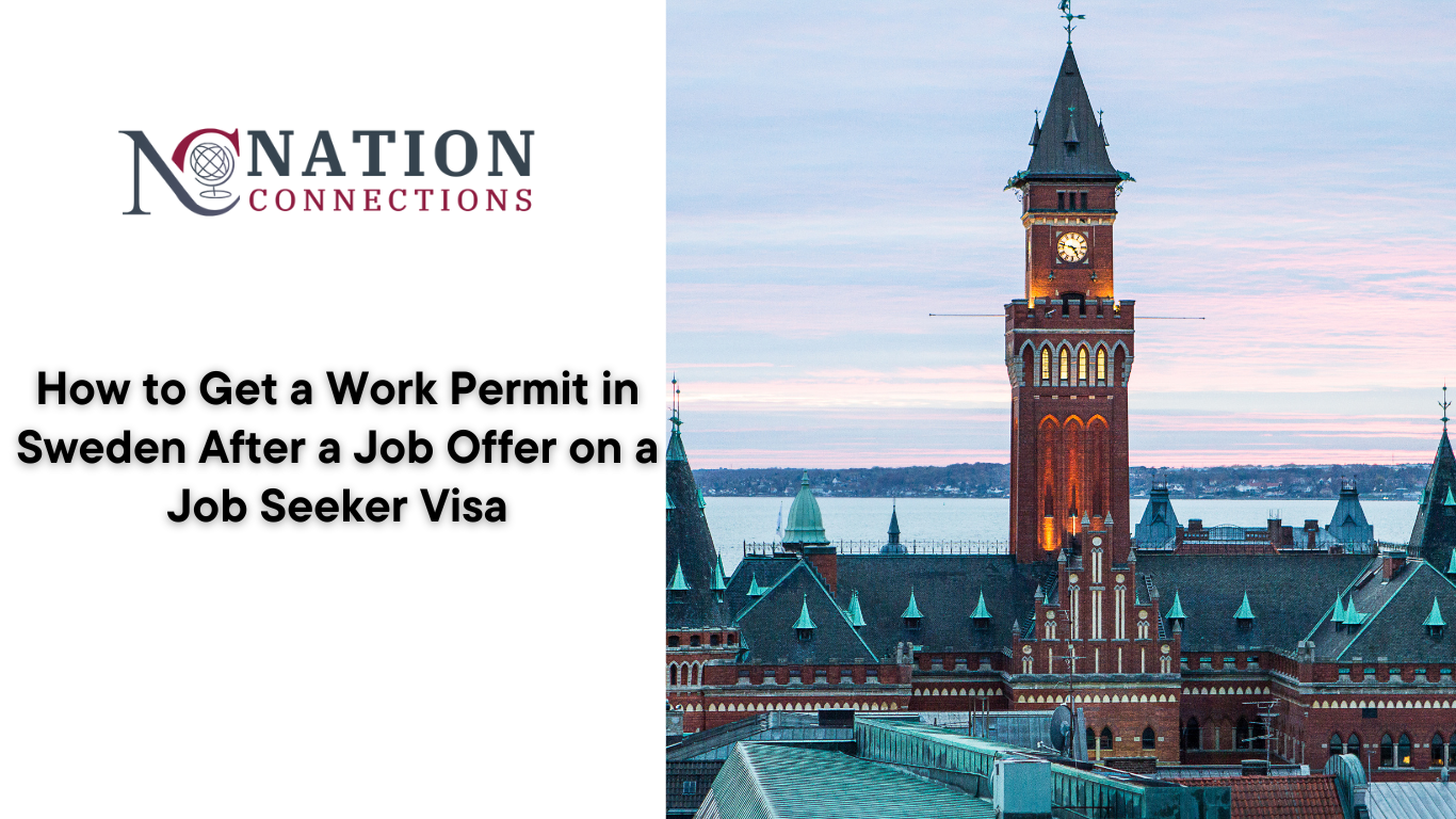 How to get a work permit in Sweden after a job offer while on a job-seeker visa