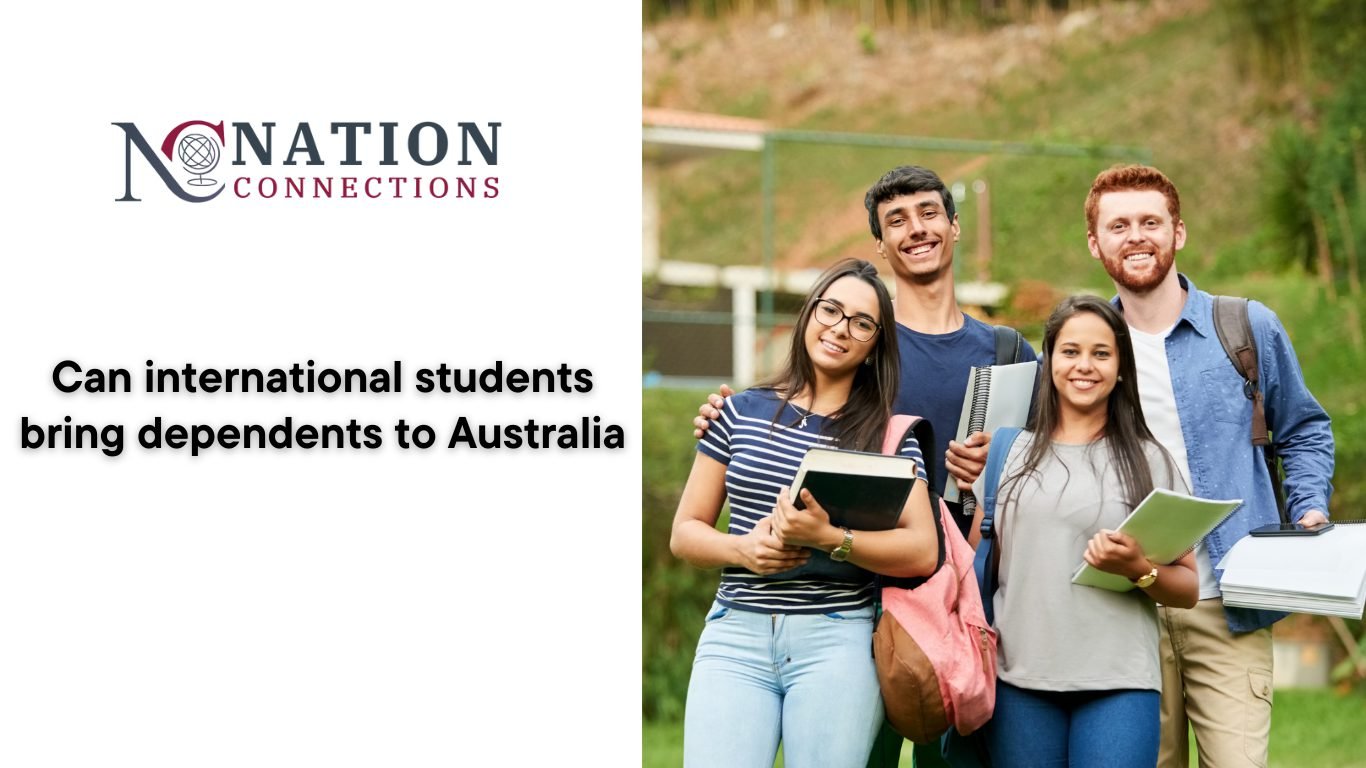 Can international students bring dependents to Australia
