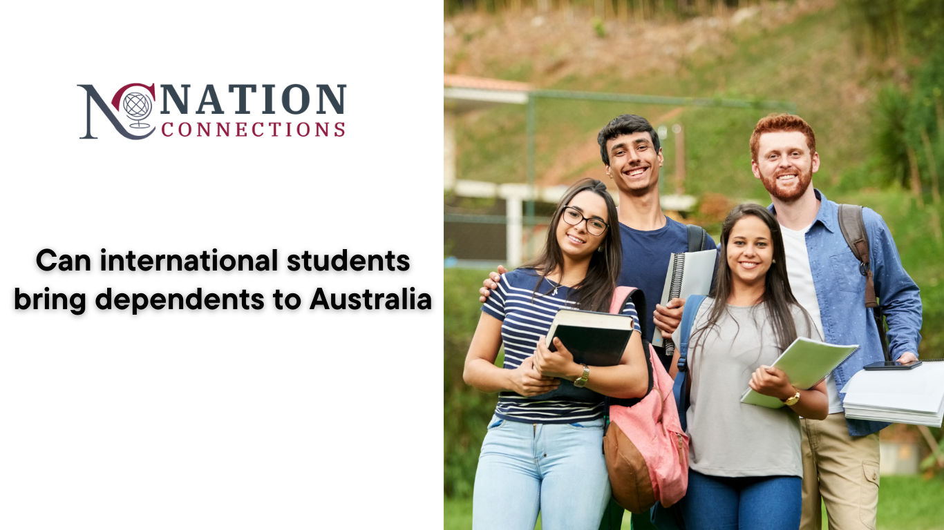 Can international students bring dependents to Australia