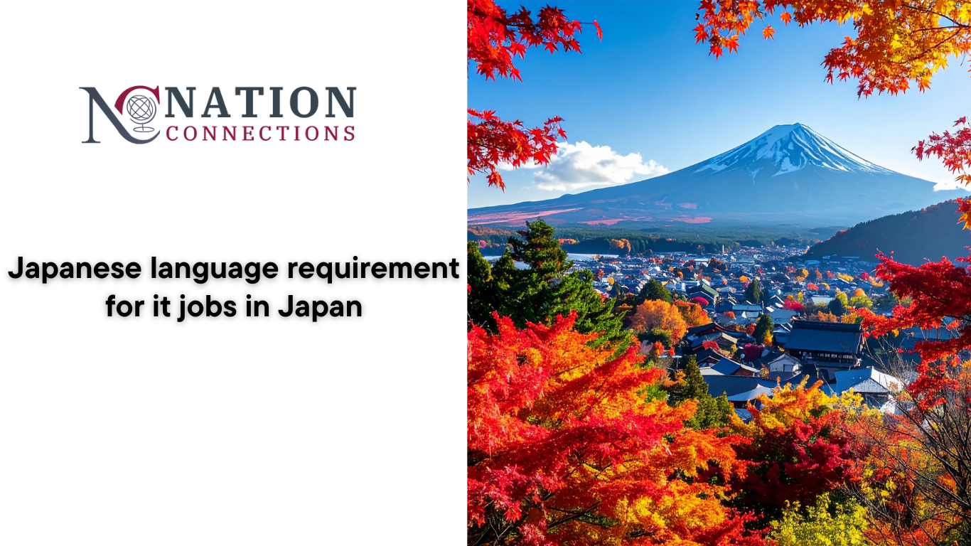 Japanese language requirement for it jobs in Japan