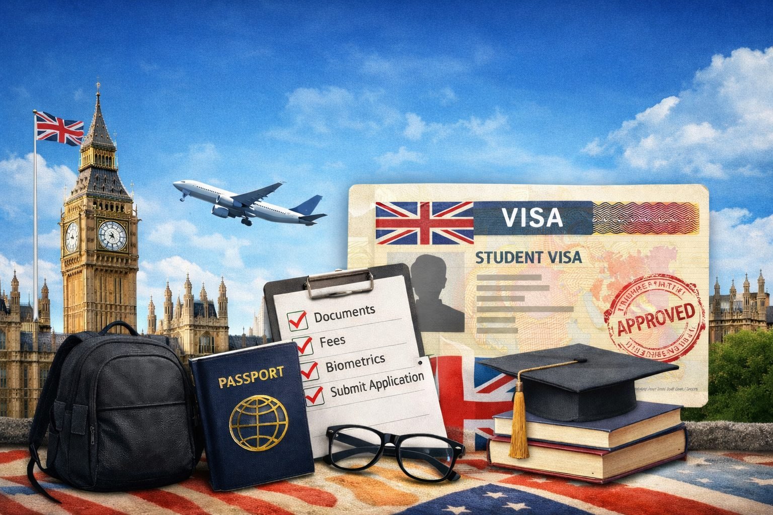 UK student visa application after CAS received