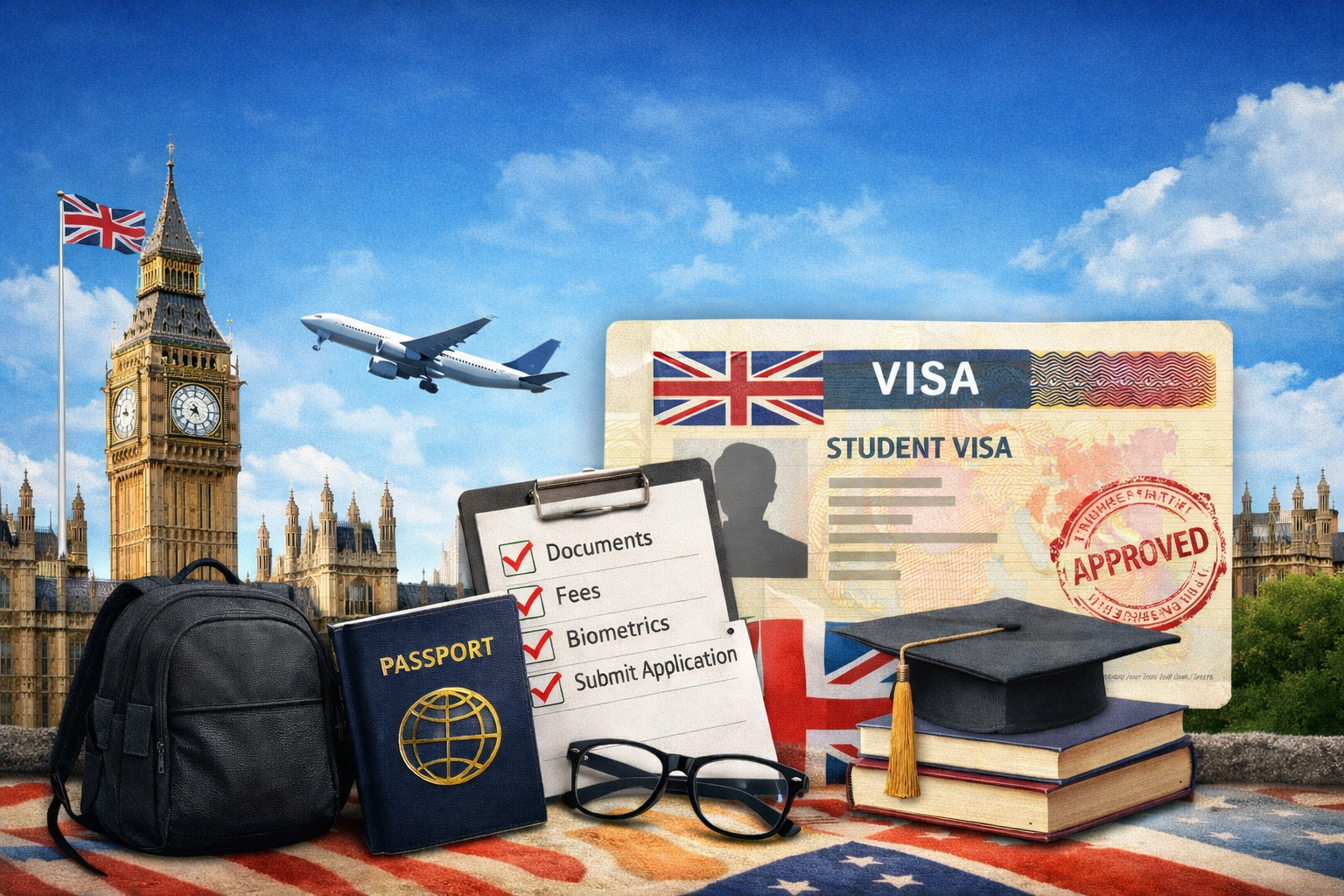 UK student visa application after CAS received