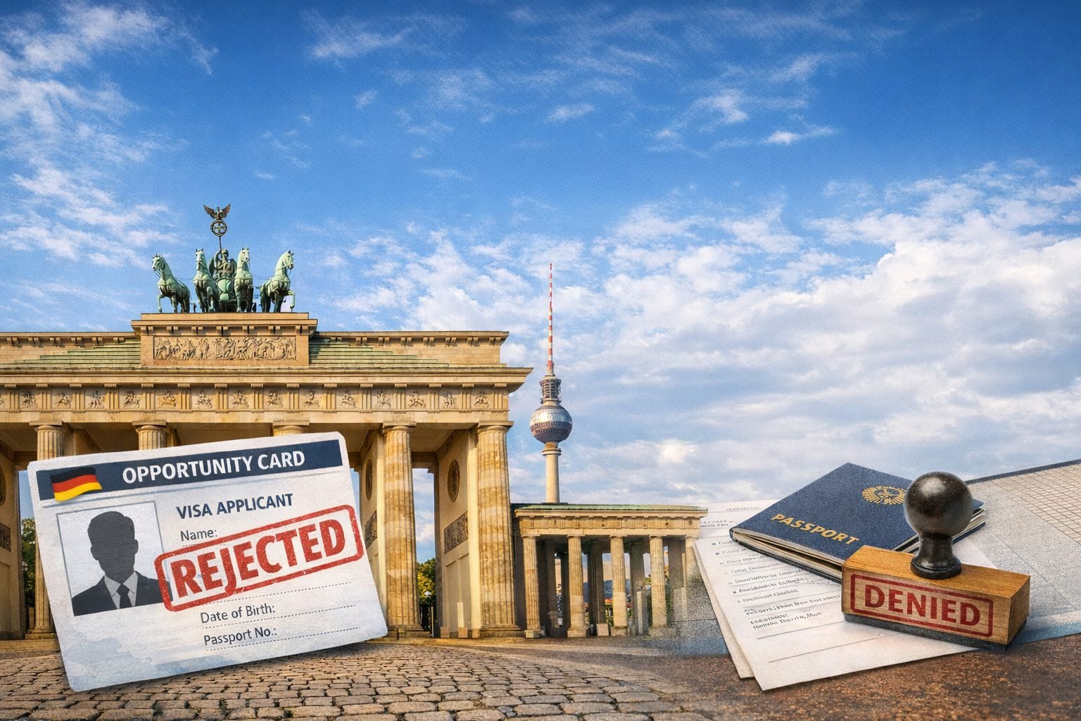 germany opportunity card rejection reasons hyderabad