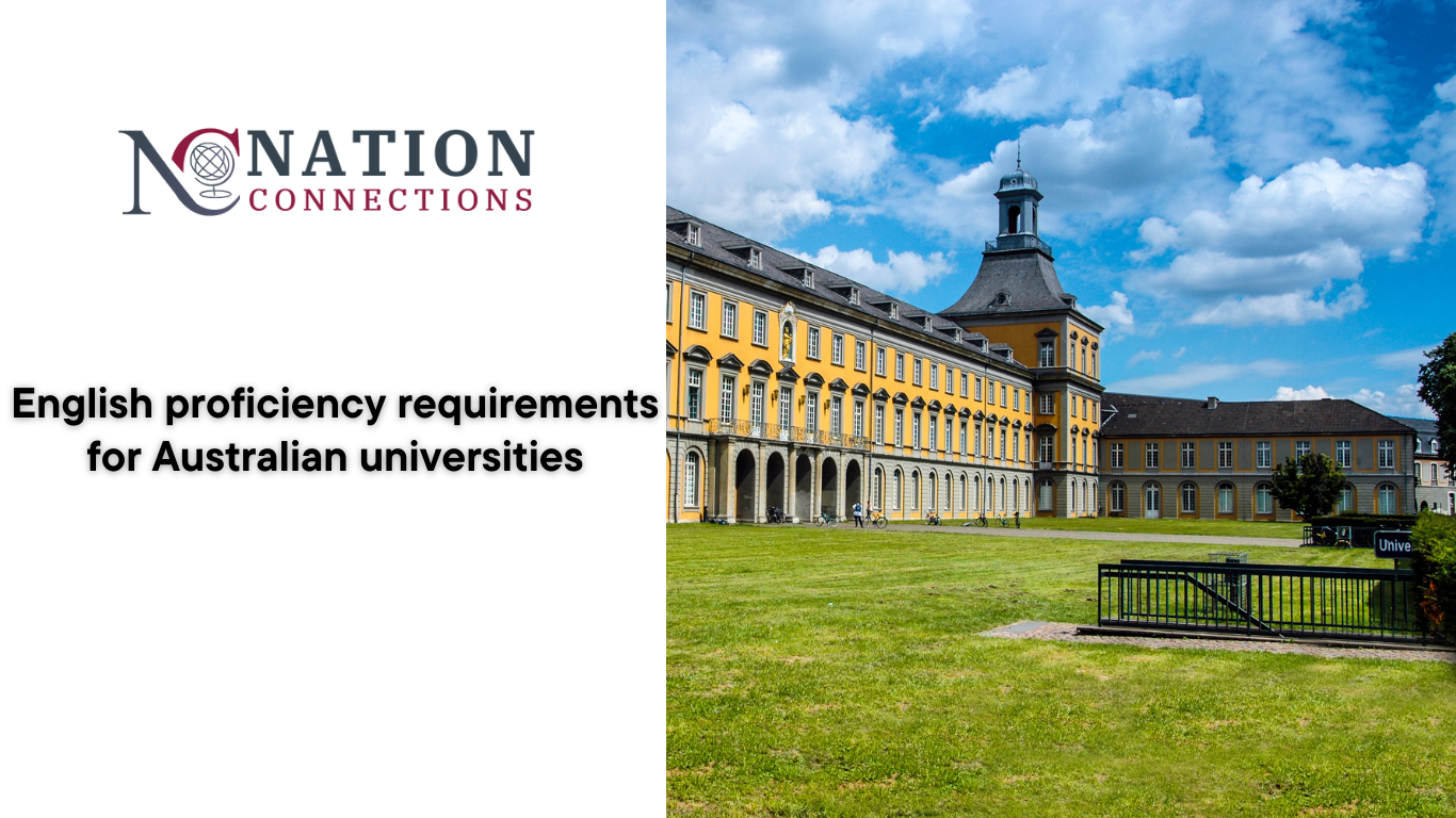 English proficiency requirements for Australian universities