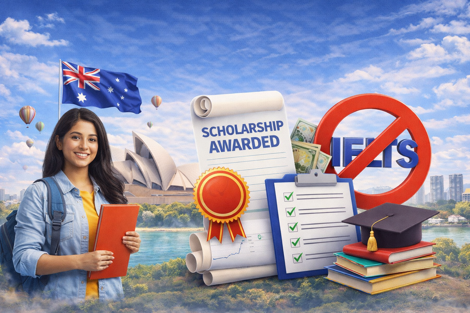 Australia scholarships without IELTS for international students